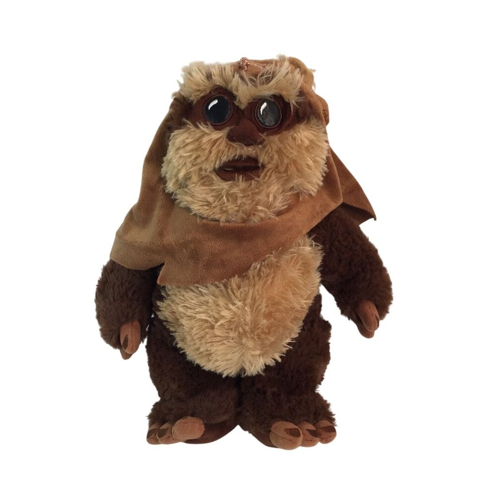 Authentic Disney Store Star Wars Ewok Wicket Plush‎ 12" Stuffed Animal Toy